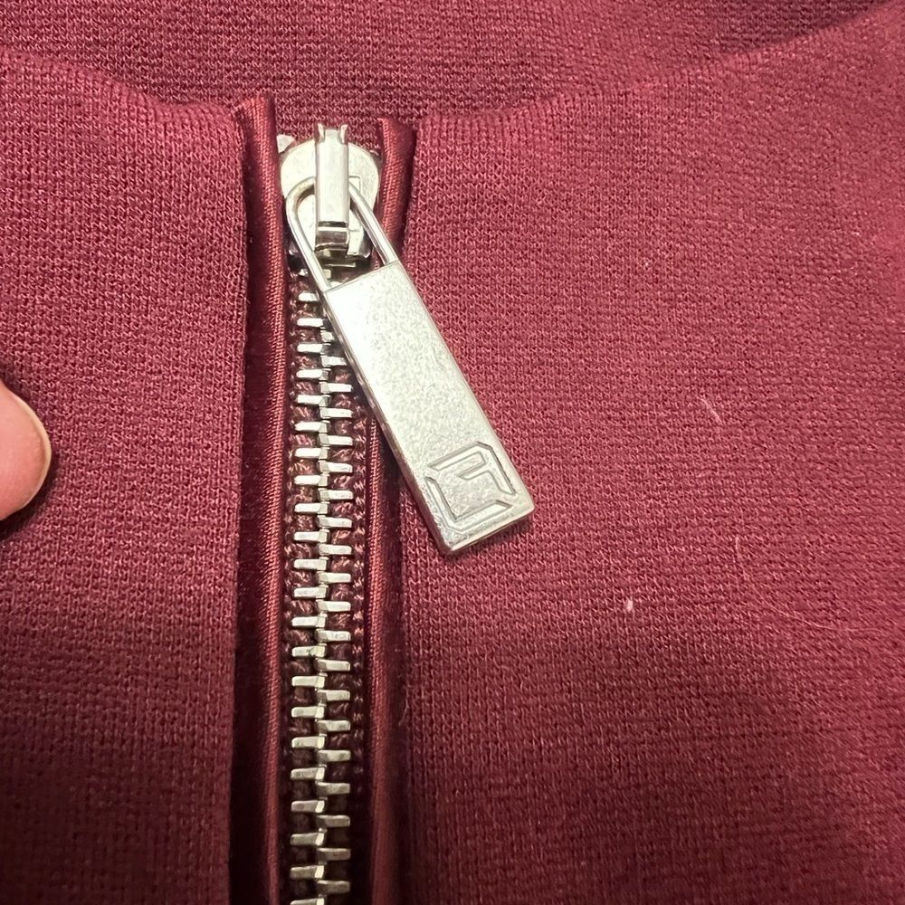 LAFAYETTE 148 Maroon Ponte Short Sleeve
Stretch Dress Sz 6 B37" W32" pockets - Picture 4 of 15